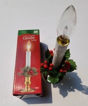 NOMA/INLITEN-Import 1518-88 HW 9&quot; Clear Battery Operated Candle/Base - £8.79 GBP