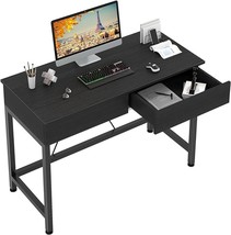 Computer Desk With Drawers, 39.4 Desks For Home Office With Storage, Small Compu - £161.33 GBP