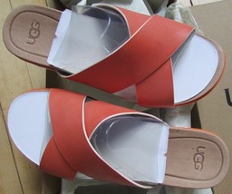 UGG Shoes Kari Slide Sandal Leather Colors Sizes New $120 - £71.52 GBP