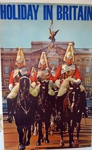Vintage 1960&#39;s Travel In Britain Poster Trooping of Colour 40&quot; x 29&quot; - $33.25