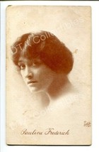PAULINE FREDERICK-PORTRAIT-1920-ARCADE CARD! G - $21.73