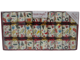 Robin Reed 10 Christmas Crackers Happy Icons Holiday Party Favor Joke Ha... - $23.27