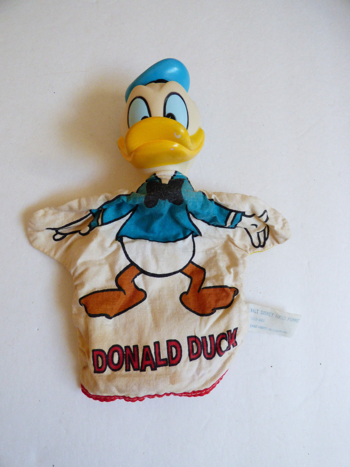 VTG WDP Walt Disney Productions  Donald Duck puppet doll made in Korea - $34.65
