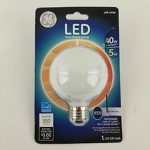 Ge 40w Decorative LED G25 Dimmable Soft White Bulb 350 lumens 1439282 v13 - £8.88 GBP