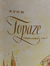 Vintage AVON Topaze Perfumed Talc Body With Powder Tin 2.75 oz - £15.66 GBP