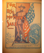 For His Mother&#39;s Sake Sheet Music/Art-1904 - £7.29 GBP