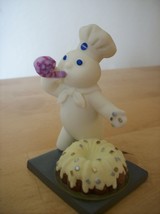 1997 Danbury Mint Pillsbury Doughboy January Calendar Figurine. - $25.00