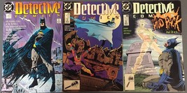 Detective Comics Batman Lot Of (3) #600 #603 #606 (1989) Dc Comics FINE- - £7.74 GBP