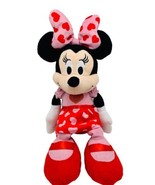 Disney Minnie Mouse Pink  And Red Hearts 18 Inch Plush Stuffed Animal Gi... - $15.53 CAD
