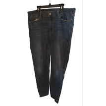 Levis Womens Signature Skinny Jeans Blue Pockets Dark Wash High Rise Plu... - £10.06 GBP