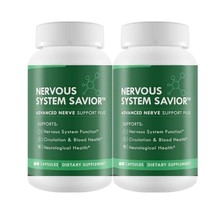 2-Pack Nervous System Savior - Advanced Nerve Health Support (120 Capsules) - £28.08 GBP