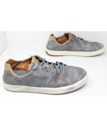 Olukai Lae&#39;ahi Li &#39;ili Men&#39;s Size 12 Sneakers Shoes Gray Leather Comfort - $39.59