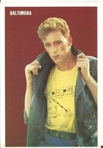 ⭕VTG card pocket calendar 1986 BAITIMORA  Portugal group music singer - $3.96