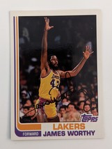 James Worthy Lakers Facsimile Signed Topps Basketball Card 1993 - £3.99 GBP