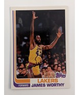 James Worthy Lakers Facsimile Signed Topps Basketball Card 1993 - £3.92 GBP