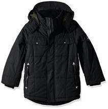 Big Chill Little Boys Quiltd Expedition Jacket W Hood, Black, Size 5 - $885.90 MXN
