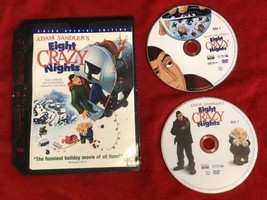 Eight Crazy Nights Adam Sandler DVD Cartoon Christmas DVD In Sleeve Complete - £9.61 GBP