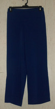 Nwt Womens Bob Mackie Wearable Art Navy Blue Pull On Pants W/ Pockets Size Sp - £29.55 GBP