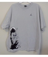 Mens Gray Michael Jordan Short Sleeve T Shirt Size XXL - £19.83 GBP