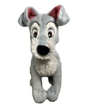 Disney Store Exclusive Lady And The Tramp Plush Gray Dog Sewn Eyes Large... - $20.34