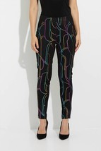 Joseph Ribkoff abstract print pants in BLACK/MULTI - £57.19 GBP