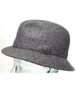 Burberry 100% Wool Men’s Fedora Hat Made In Italy -Grey - M - 6 3/4 - £91.91 GBP