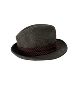 GOORIN BROS Mens Hat Gray Wool Classic Fedora Sz Medium - $27.83