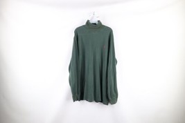 Vtg 90s Ralph Lauren Mens XL Faded Pique Cotton Long Sleeve Turtleneck T-Shirt - £39.43 GBP