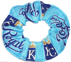 Kansas City Royals Hair Scrunchie Scrunchies by Sherry MLB Baseball Fabr... - £5.47 GBP+