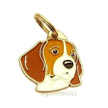 Pet ID tag Beagle, engraved - £16.80 GBP