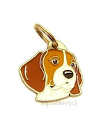 Pet ID tag Beagle, engraved - $21.51