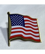 American Flag United States USA Patriotic America Enamel Lapel Hat Pin P... - £4.05 GBP