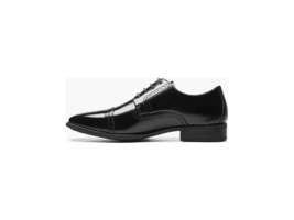 Stacy Adams Abbott Cap Toe Oxford Leather Shoes Black Comfortable 20159-001 image 4