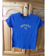 girls blue short sleeve top size medium by Hurley Girlie - £12.74 GBP