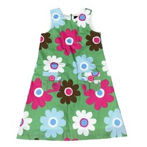 Mini Boden Bold Print Floral Shift Dress 9/10 Girls - $21.12