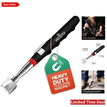 Strong 25lb Magnetic Pickup Tool - Stainless Steel, Non-Slip Handle, 30in - $27.67