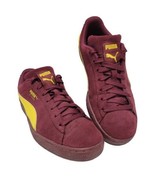 PUMA Suede Triplex Men&#39;s Size 7 Burgundy Hip Hop Classic Sneaker Old Sch... - £31.10 GBP