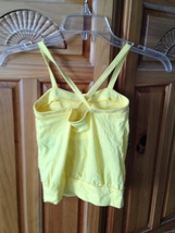 roxy girl yellow camisole top size small - £15.79 GBP