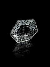 Diamond Crown Cambridge Crystal  Ashtray   NIB image 14
