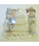 Snowman Trio Tree Candle and Candle Holder - £15.71 GBP