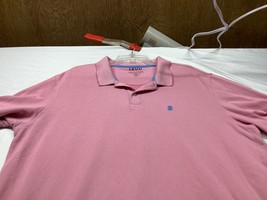 IZOD Advantage Performance Golf Polo Shirt Mens XXL Pink Stretch Short Sleeve - £8.52 GBP