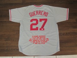 VLADIMIR GUERRERO MVP HOF ANAHEIM ANGELS SIGNED AUTO JERSEY JSA AUTHENTIC - £197.83 GBP