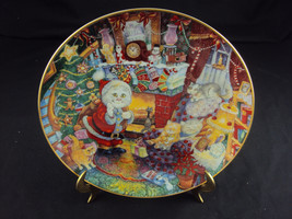 &quot;Not A Creature Was Purring&quot; Franklin Mint Porcelain Collector&#39;s Plate, LD6353 - £16.39 GBP