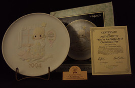 &quot;You&#39;re As Pretty As A Christmas Tree&quot; Precious Moments PLATE, #530409, ... - £38.51 GBP