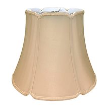 Royal Designs Tapered Drum w V-Notch Top and Bottom Designer Lamp Shade, Beige,  - $79.15+