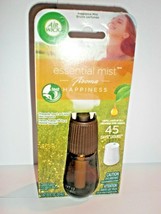 (1) Air Wick Essential Mist Diffuser Oil Refill Happiness Pineapple Peach Mint - £7.91 GBP