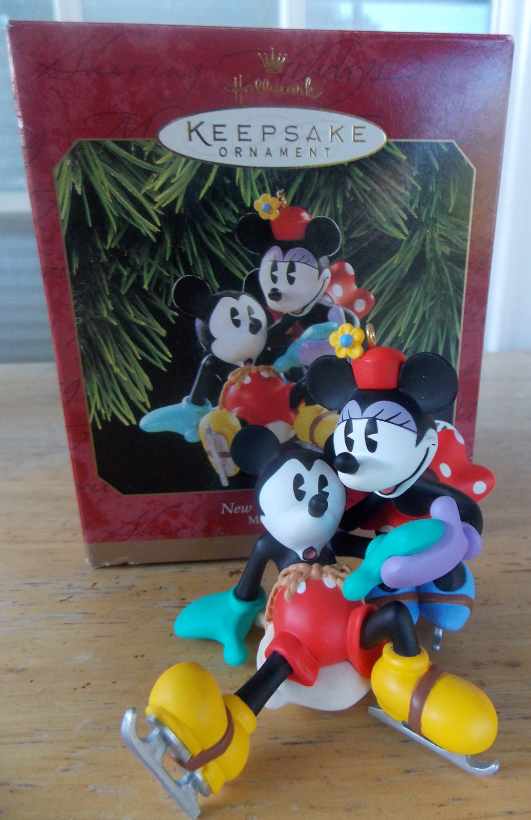 Primary image for 1997 Disney/Hallmark New Pair of Skates Mickey & Co. Ornament