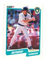 1990 Fleer #324a Jim Gantner Milwaukee Brewers - £1.57 GBP