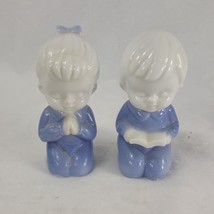 Vintage Porcelain Praying Girl and Boy Figurines By “Lego” Made In Japan  IDGK1 - £7.81 GBP