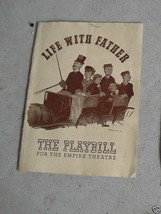 Vintage 1942 Playbill Play Program Life With Father - £12.46 GBP